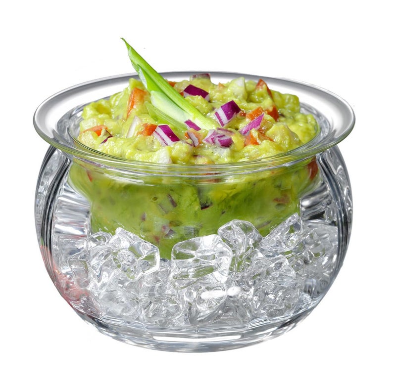 Prodyne Dips on Ice Acrylic Dip Bowl, 16 oz., clear - Image 1
